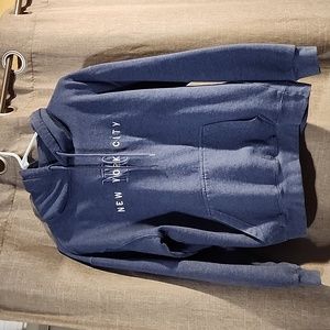 New York City blue hoodie.  Women's small.